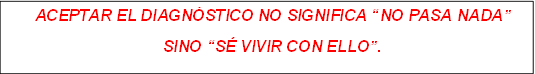 Aceptación Del Diagnóstico De La Diabetes Tipo 1
